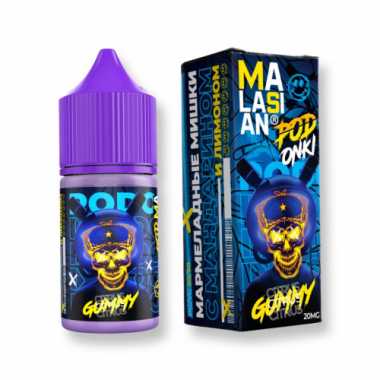 PODONKI X MALASIAN SALT 30ml - Мармеладные мишки Мандарин Лимон
