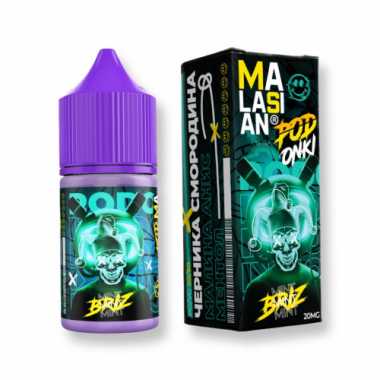 PODONKI X MALASIAN SALT 30ml - Черника Смородина Анис Ментол
