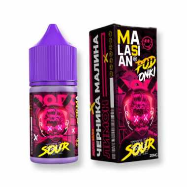 PODONKI X MALASIAN SALT 30ml - Черника Малина Лимон Лёд