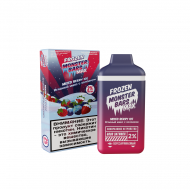 Frozen Monster Bars Max 6000 - Mixed Berry Ice