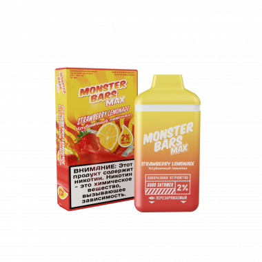 Monster Bars Max 6000 - Strawberry Lemonade