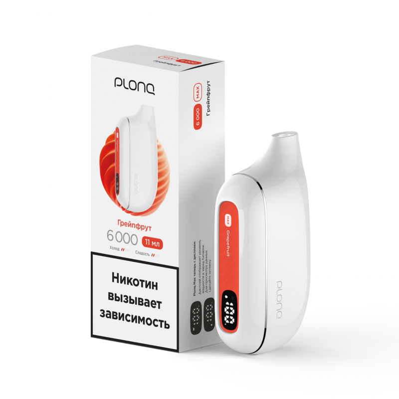 Фото и внешний вид — PLONQ MAX 6000 - Грейпфрут