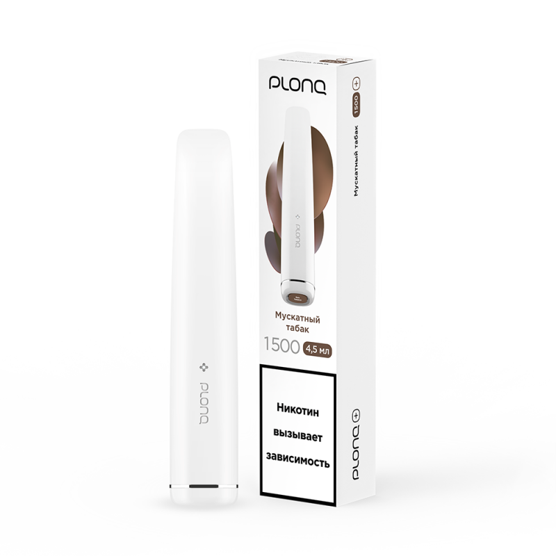 Фото и внешний вид — ЭСДН Plonq MAX вкус: МУСКАТНЫЙ ТАБАК до 6000 затяжек
