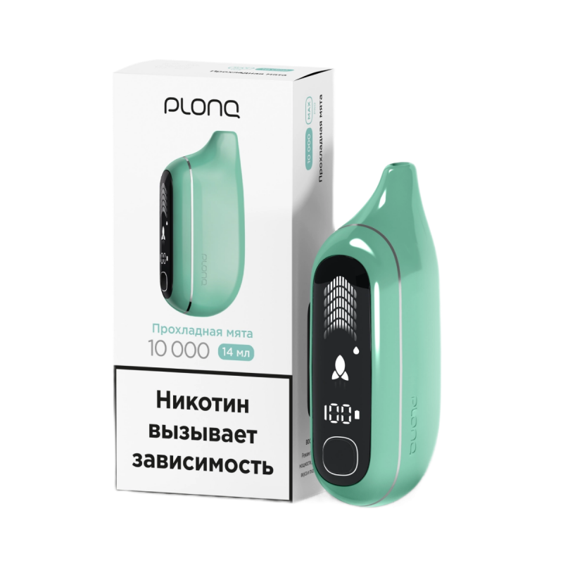 Фото и внешний вид — Plonq Max PRO 10000 - Прохладная Мята