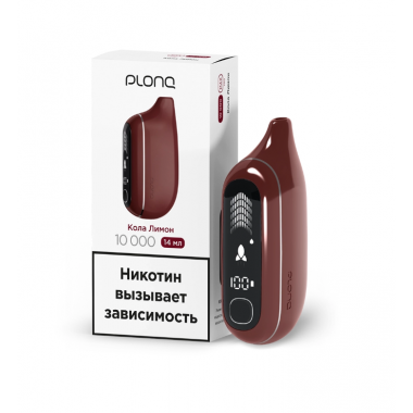 ЭСДН Plonq MAX PRO вкус КОЛА ЛИМОН до 10000 затяжек
