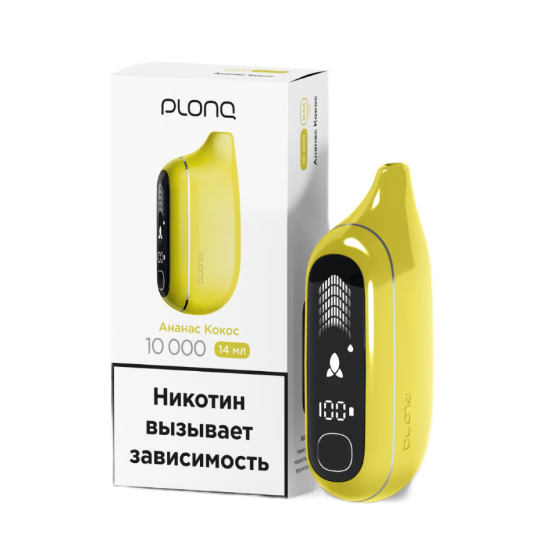 Фото и внешний вид — Plonq Max PRO 10000 - Ананас Кокос