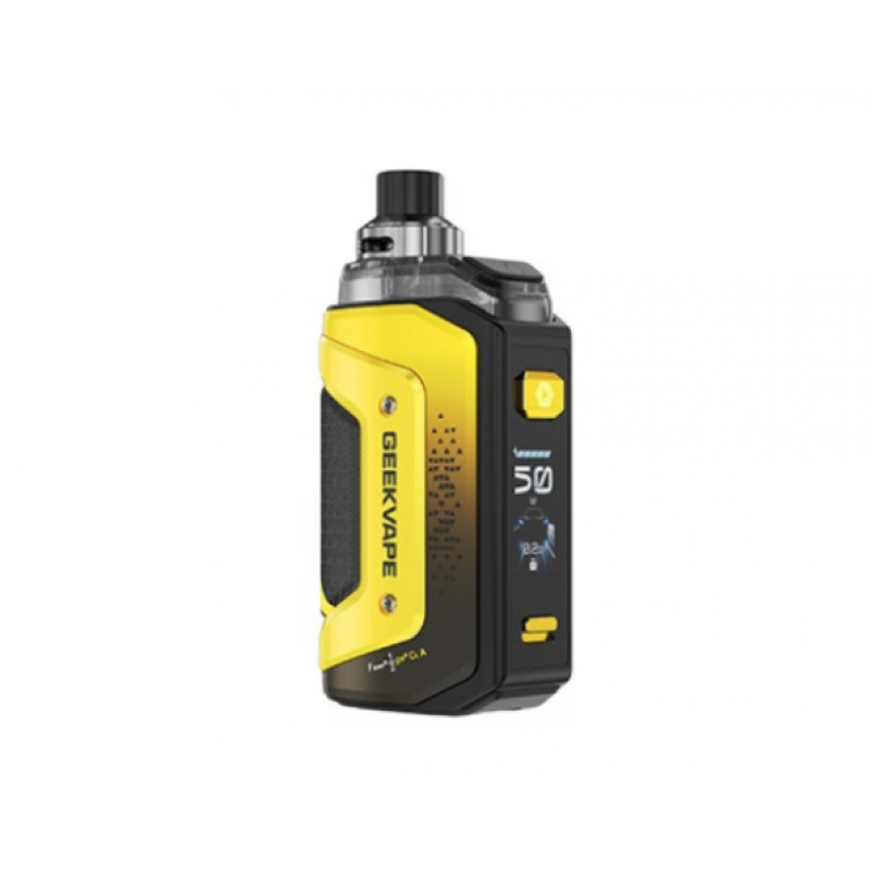Фото и внешний вид — Geekvape Aegis Hero 5 Lightning Yellow, Светло-Жёлтый