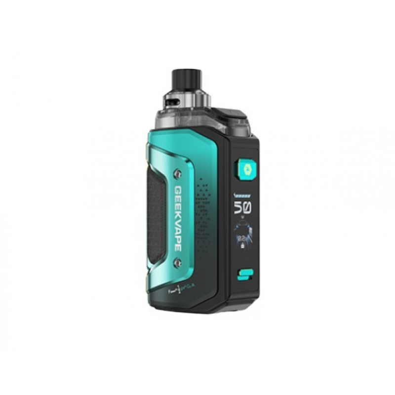 Фото и внешний вид — Geekvape Aegis Hero 5 Quantum Cyan, Бирюзовый