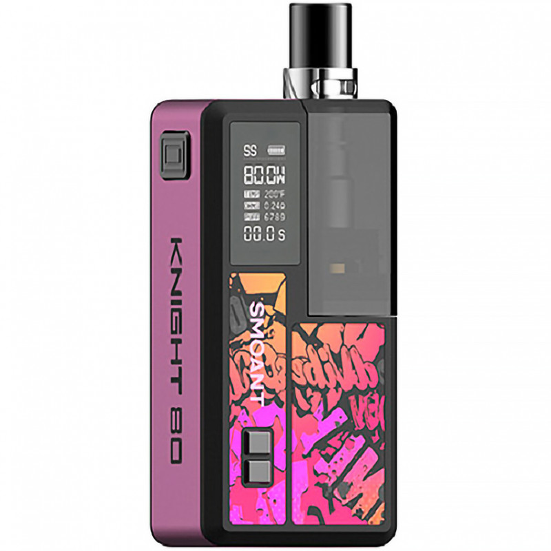 Фото и внешний вид — Smoant Knight 80 Pod KIT Starling Purple